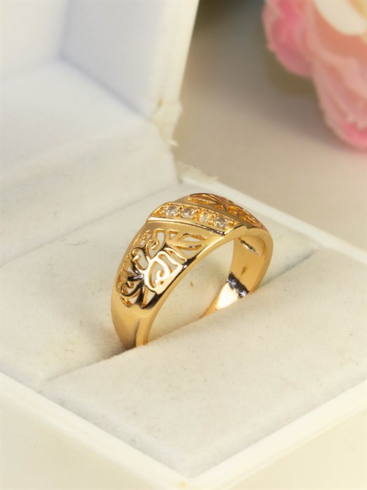 Кольцо из дубайского золота "Ариана" - фото 100688