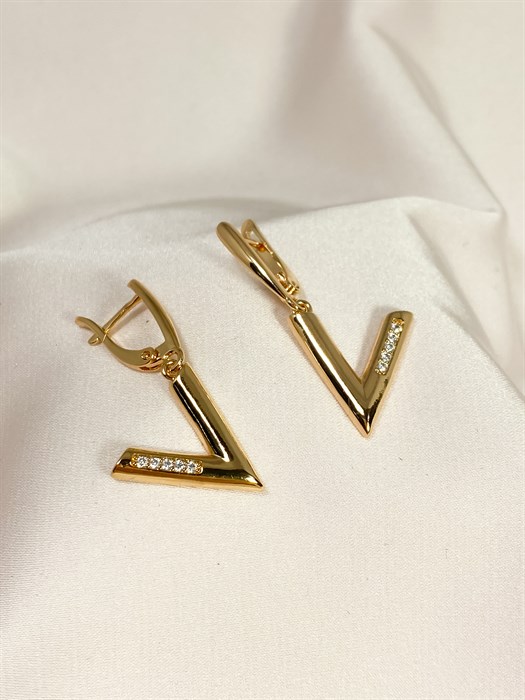 Серьги "Луи" (Д7) цена 500 руб. в интернет-магазине бижутерии ...