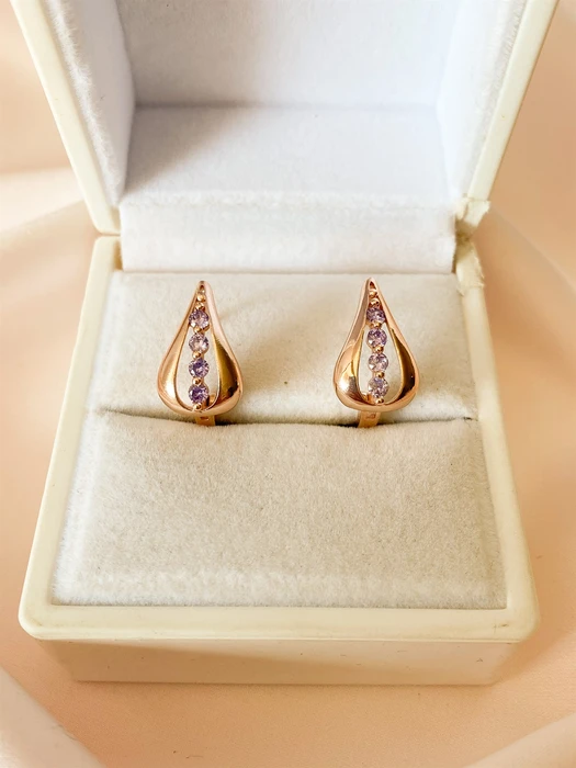 Серьги "Тайна аметиста" (Б3) 15911