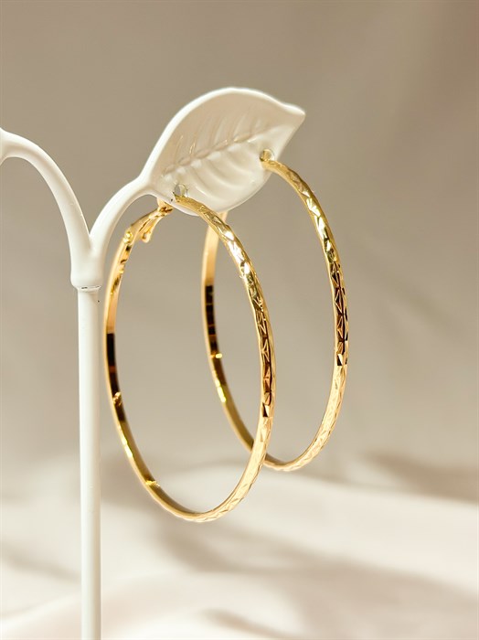 Серьги-кольца "Африканская царица" 5,0 (Д9) 16775 - фото 118080