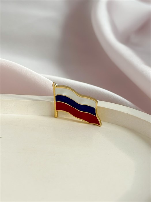 Брошь "Флаг России" - фото 122635