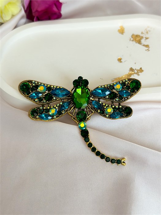 Брошь "Сказочная стрекоза" 18816
