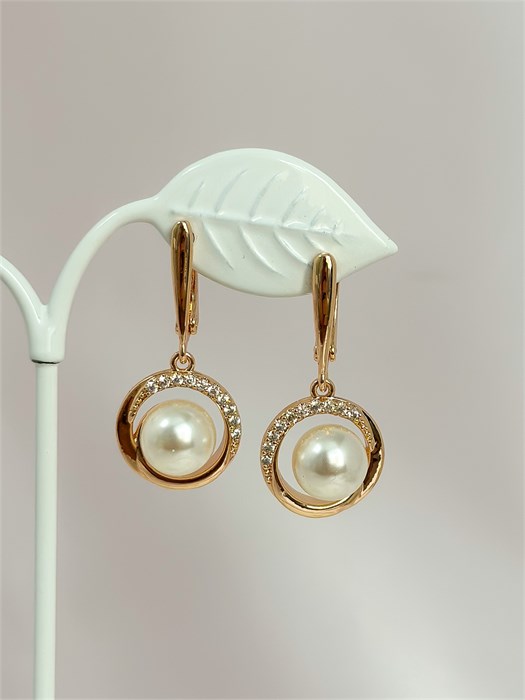 Серьги "Жемчужное вдохновение" (Г2) 19562