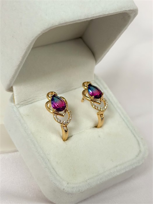 Серьги "Загадочное мгновение" (Б5) 19565 - фото 141839