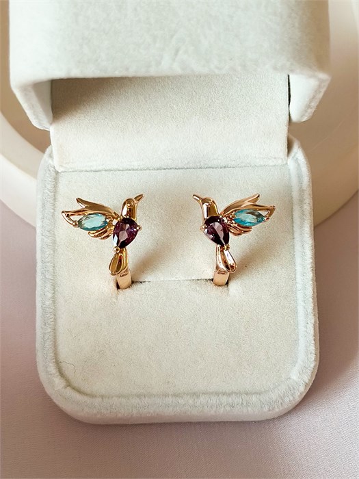 Серьги "Волшебные птички" (Б2) 19577 - фото 141894