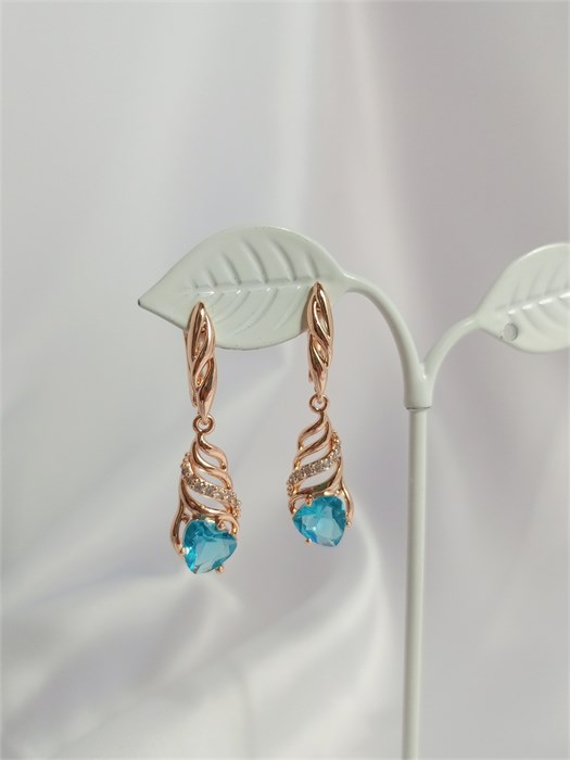 Серьги "Топазовый соблазн" (А3) 19587 - фото 141937