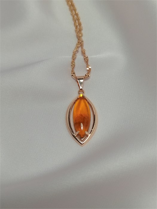 Кулон "Янтарное искушение" 19608