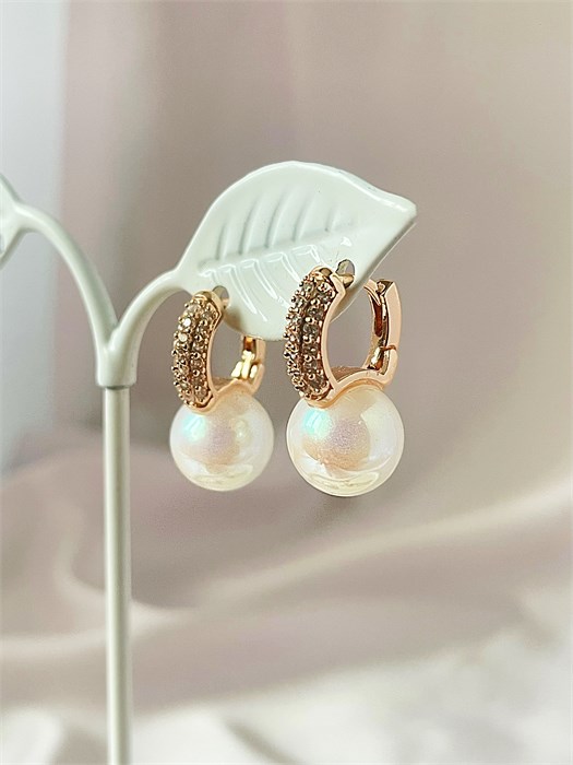 Серьги "Жемчужная роскошь" 19633