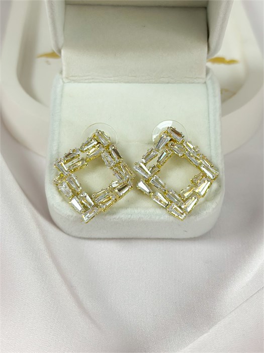 Серьги "Хрустальная зима" (Г5) 19686