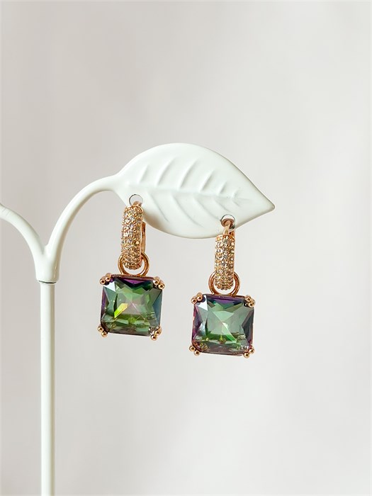 Серьги "Великолепие турмалина" (Б2) 19695