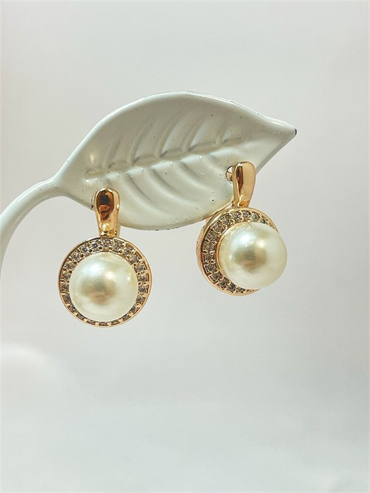 Серьги "Жемчужная история" (А7) 19729
