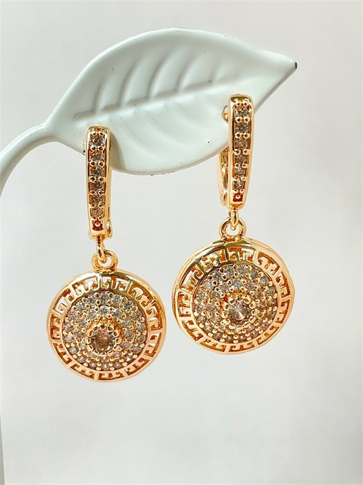 Серьги "Цветение кристалла" (А7) 19744