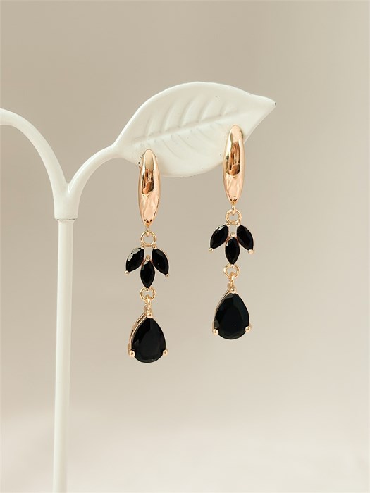 Серьги "Агатовый дождь" (А1) 19756