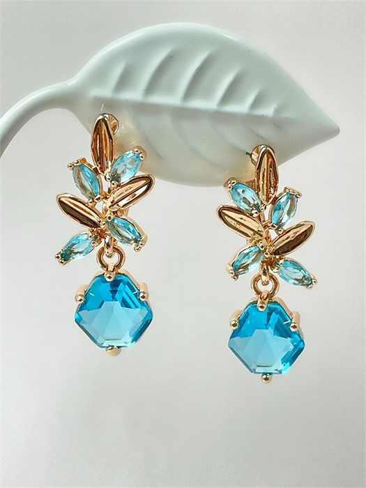 Серьги "Бирюзовый восторг" (А2) 19796