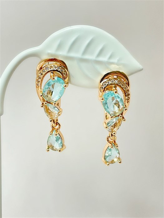 Серьги "Небесная лагуна" (А1) 19800