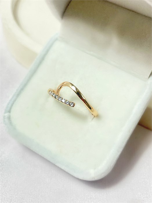 Кольцо  "Нежная волна" 19816