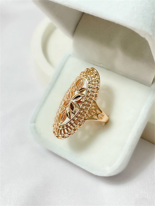 Кольцо "Золотой ажур" 19821