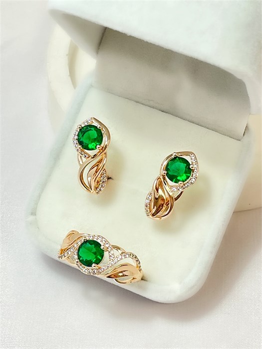 Набор  "Нежность изумруда" 19825