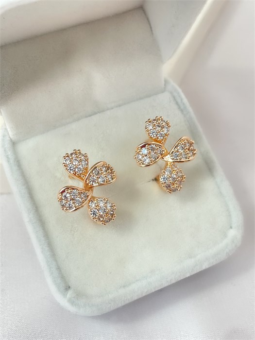 Серьги "Загадочные цветы» 19960