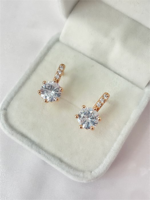 Серьги "Кристальный огонек» 19967