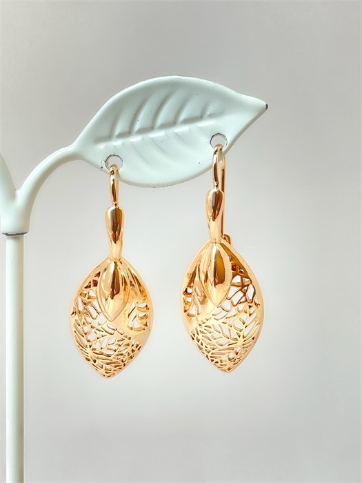 Серьги "Золотой шарм" 19997