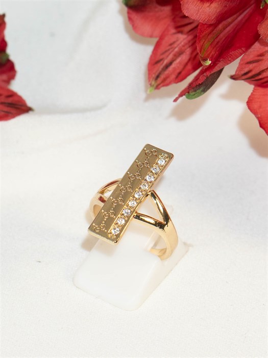 Кольцо  из дубайского золота "Звездный омут " - фото 90840
