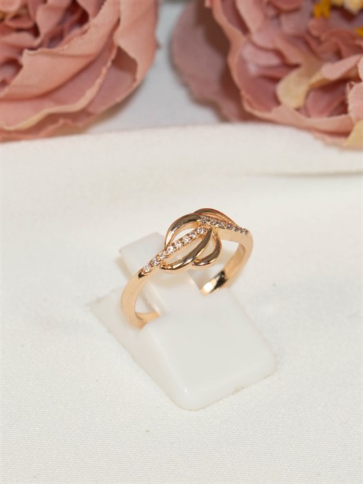 Кольцо из дубайского золота "Алиса" - фото 95872