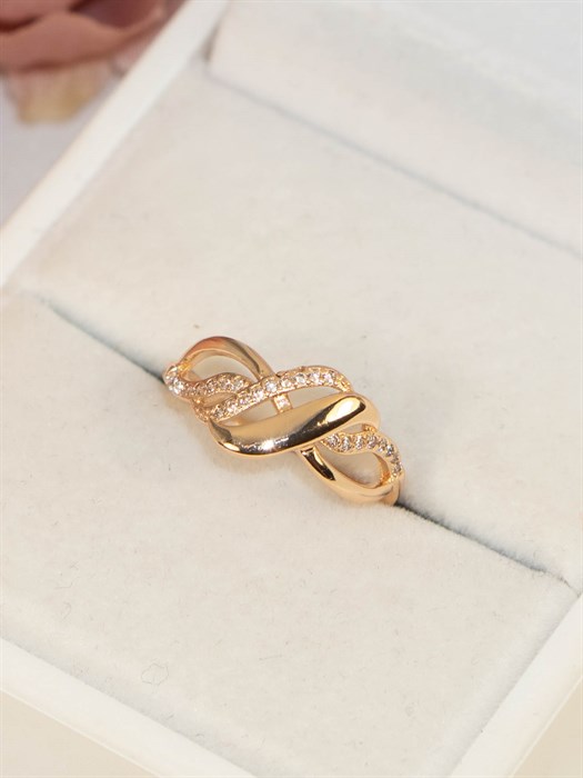 Кольцо из дубайского золота "Шейла" - фото 96268
