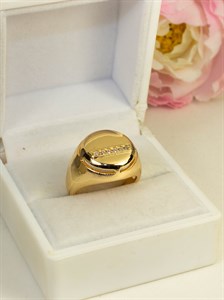 Кольцо из дубайского золота "Gold" 