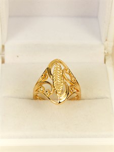Кольцо из дубайского золота "Агния"