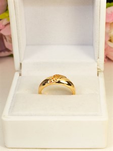 Кольцо из дубайского золота "Этель"