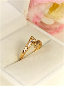 Кольцо из дубайского золота "Аманда"