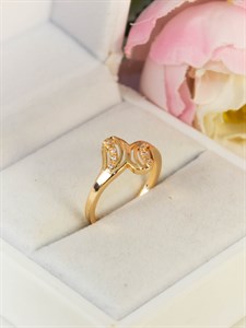 Кольцо из дубайского золота "Айрис"