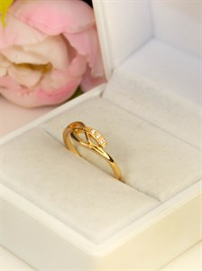 Кольцо из дубайского золота "Иоланта"