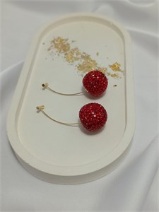 Серьги "Вишенки" (В8) 19382