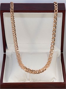 Цепочка двойной ромб 0,7см. 19952