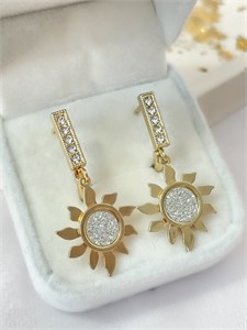 Серьги  «Солнце пустыни» 19966