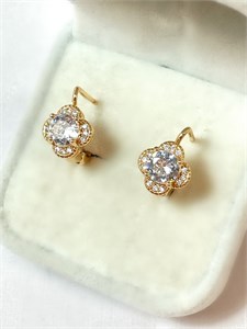 Серьги «Сияющий клевер