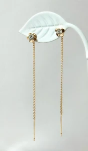 Серьги-продевки "Цветочек" 20553