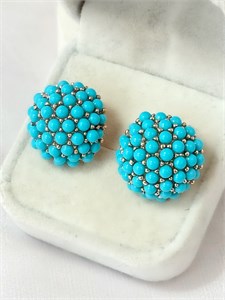 Серьги «Бирюзовый риф» 20561