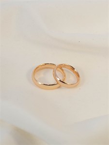 Обручальное кольцо из Дубайского золота 