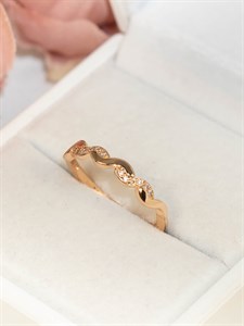 Кольцо из дубайского золота "Сальма"