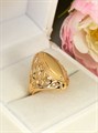 Кольцо из дубайского золота "Золотые грезы" - фото 100571