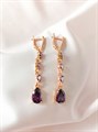 Серьги "Роскошный аметист" (А4) 14718