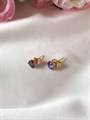 Серьги "Аметистовые искры" (Г11) 14734