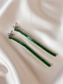 Серьги "Изумрудная дорожка" (А9) 14796