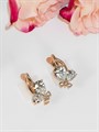 Серьги  "Кристальная бабочка" (г2) 15126