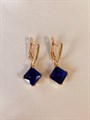 Серьги  "Очарование сапфира" (Б5) 15232
