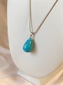 Кулон "Капля бирюзы" 15240