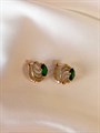 Серьги "Изумрудная соната" (Г2) 15242 - фото 105998